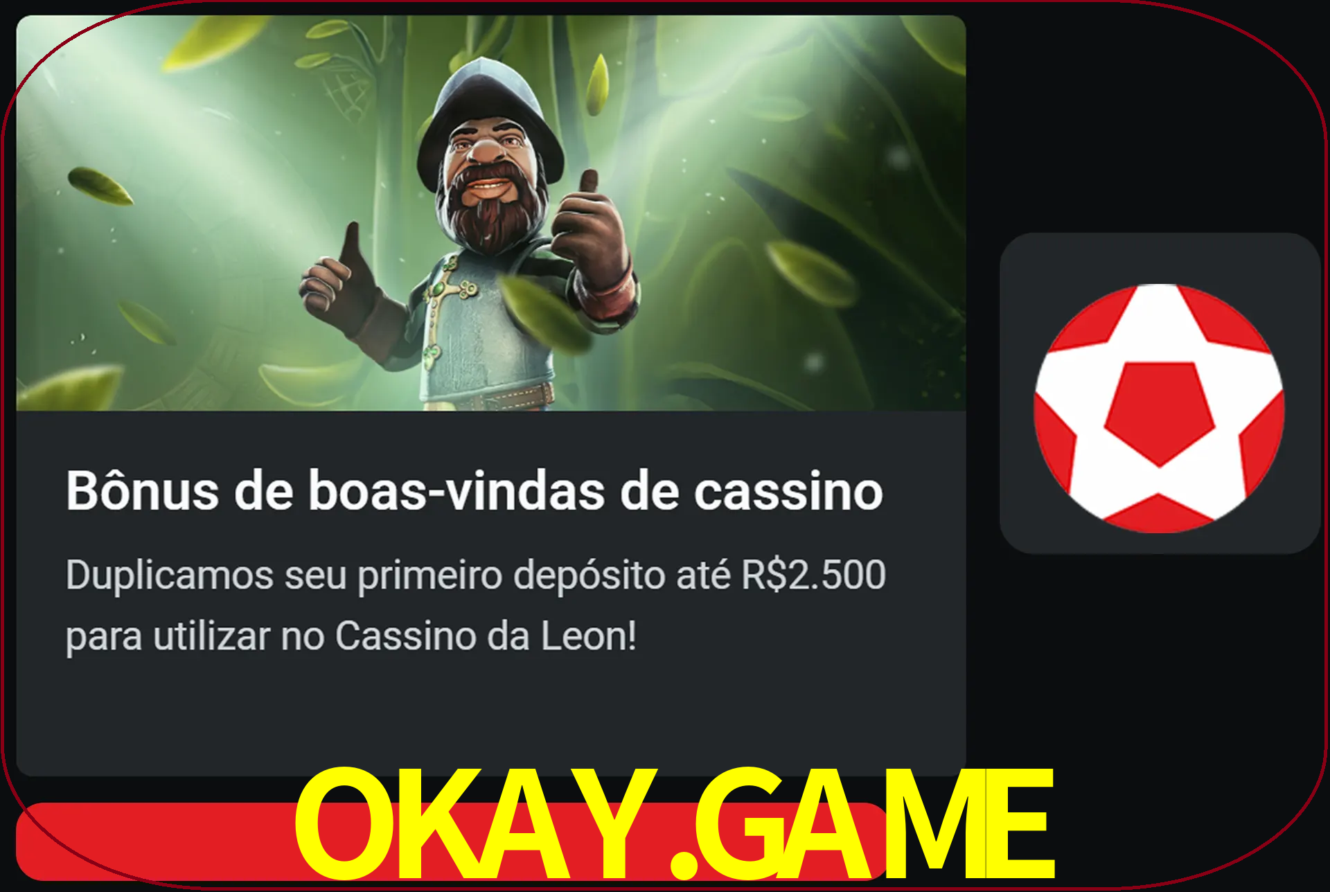 Receba seu dinheiro do bônus de boas-vindas após o primeiro depósito.
