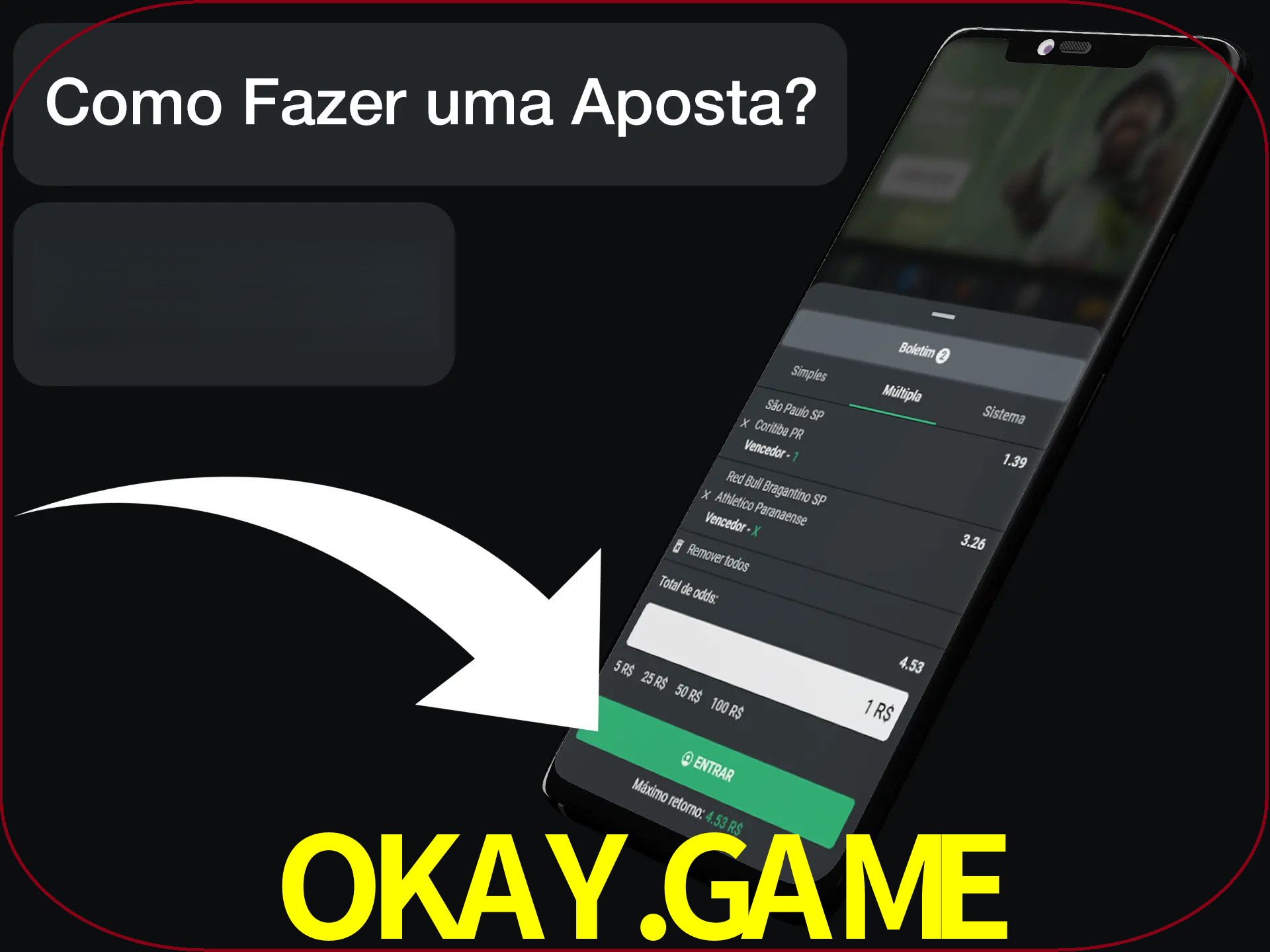Preencha sua aposta e aguarde o resultado.